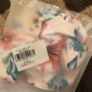 Zaful NEW WITH TAGS white floral bikini